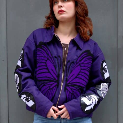 Veste Purple Butterfly