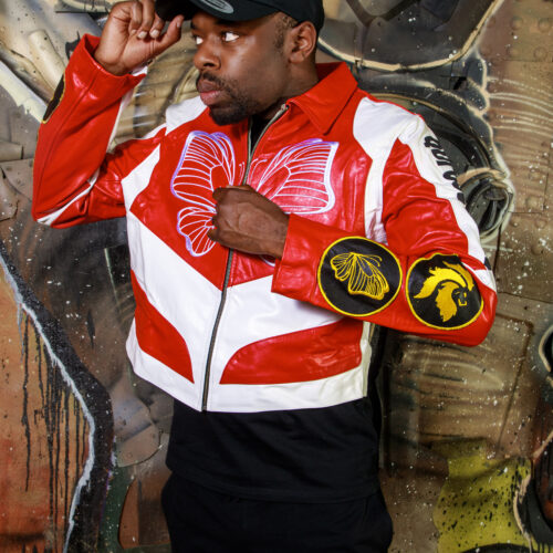 Blouson Butterfly Rouge