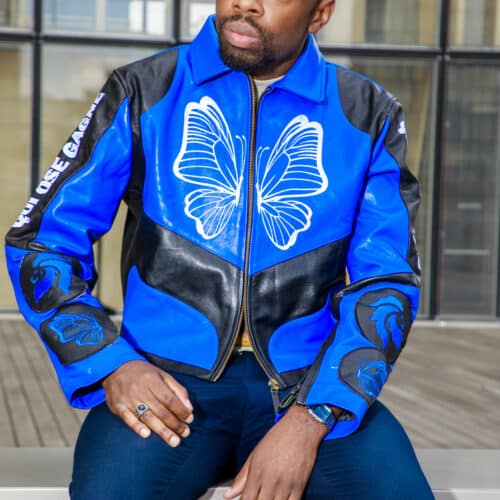 Blouson Butterfly Bleu